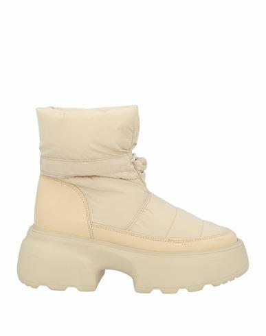 Copenhagen Studios Woman Ankle boots Beige Textile fibers Cover