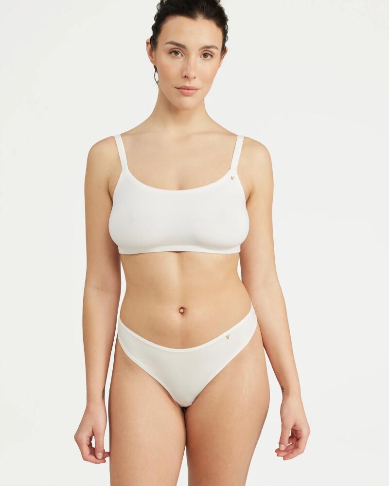 Nudea The Stretch Scoop Neck Bralette in White Cover