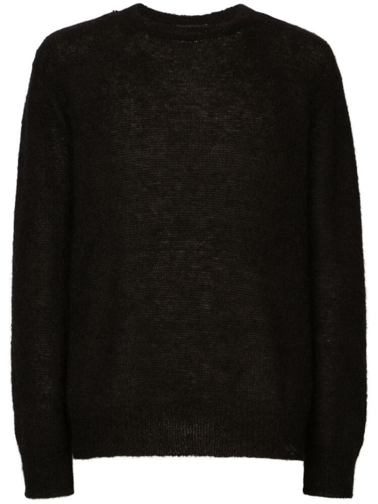 Dolce & Gabbana crew-neck long-sleeve jumper - Black Cover