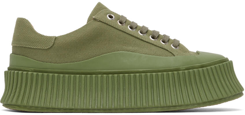 Jil Sander Green Platform Sneakers Cover