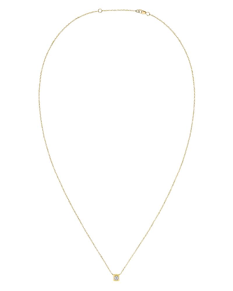 dinh van 18K Yellow Gold Le Cube Diamant Medium Chain Necklace with Diamond, 17.7 Cover