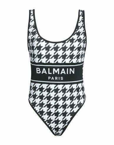 Balmain Olimpionic Swimsuit Woman One-piece swimsuit White Polyamide, Elastane Cover