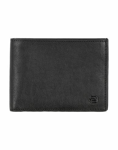 Piquadro Man Wallet Dark brown Bovine leather Cover