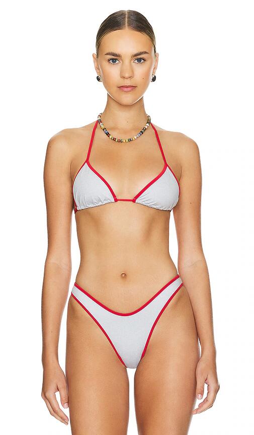 Frankies Bikinis Nick Top in Burgundy Cover