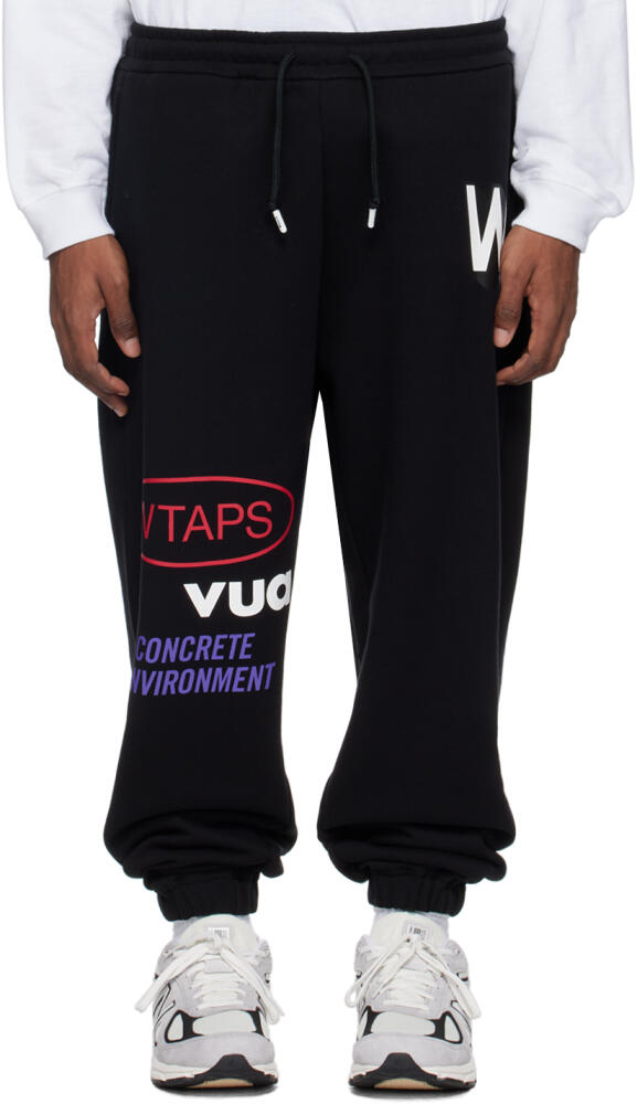 WTAPS Black Academy Sweatpants Cover