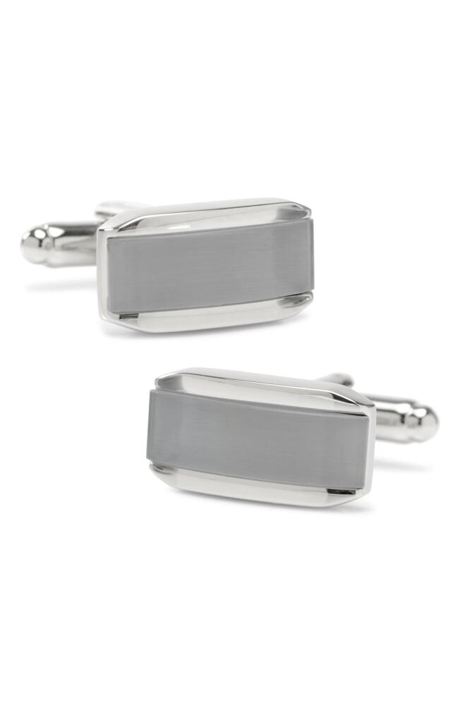 Cufflinks, Inc. Cat's Eye Cuff Links in Gray Cats Eye Cover