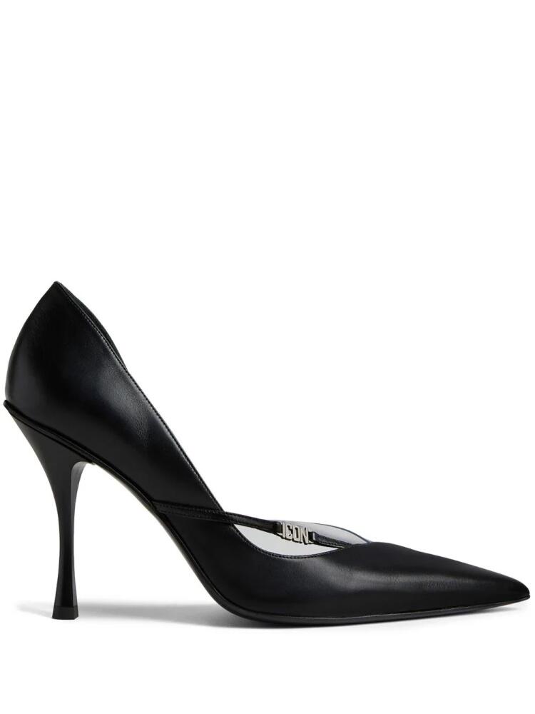 DSQUARED2 pointed-toe leather pumps - Black Cover