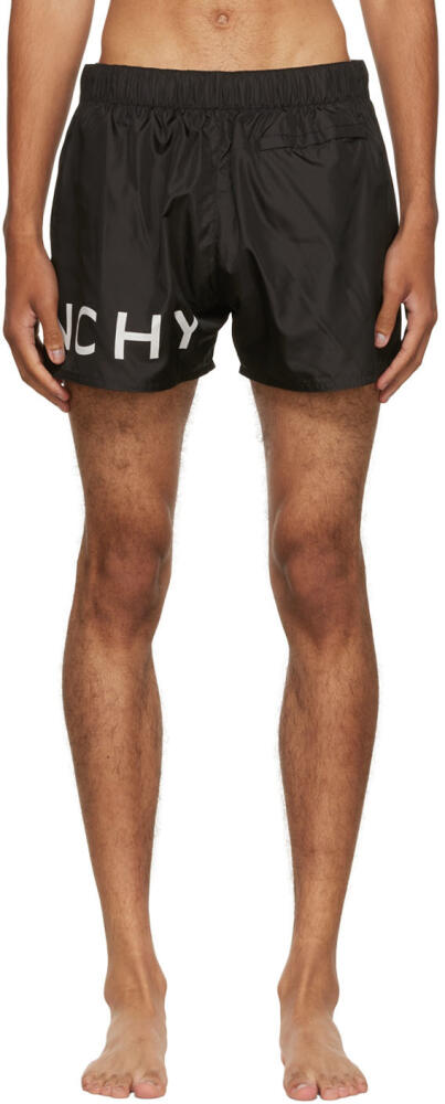 Givenchy Black Branded Swim Shorts Cover