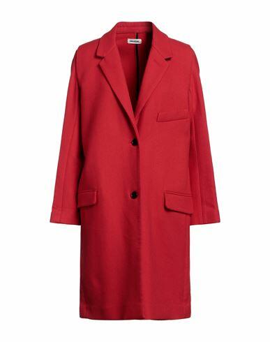 Zadig & voltaire Woman Coat Red Cotton, Viscose, Wool Cover