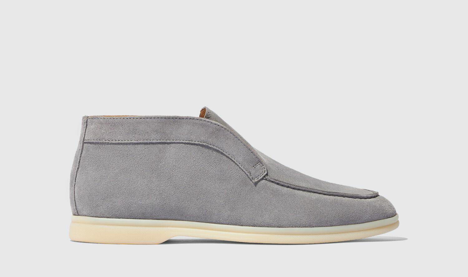 Scarosso Boots Leonardo Grey Suede Suede Leather Cover