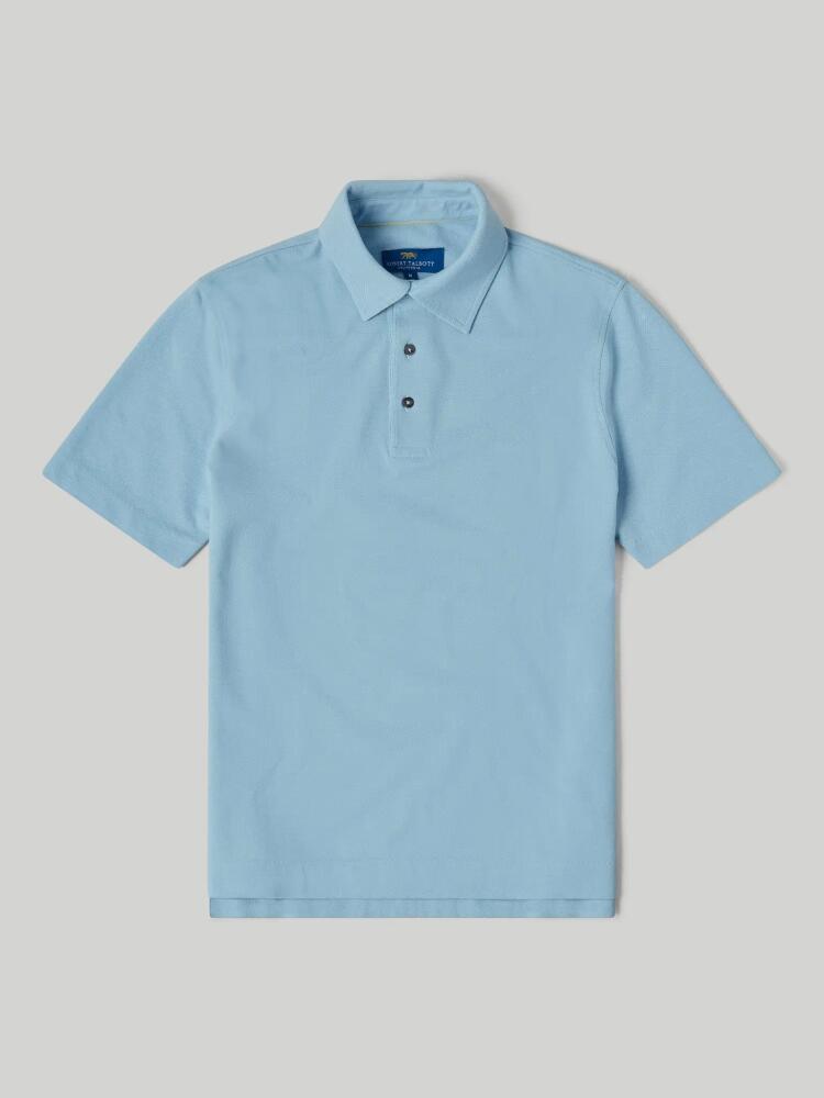 Robert Talbott Walker Short Sleeve Polo in Powder Blue Cover