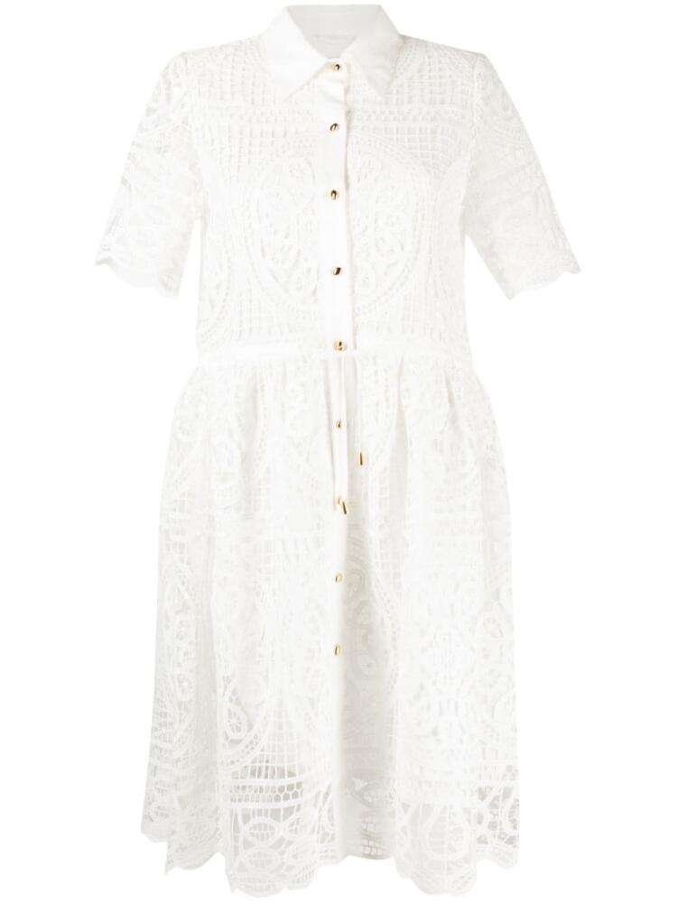 Max & Moi Nattai guipure-lace minidress - White Cover