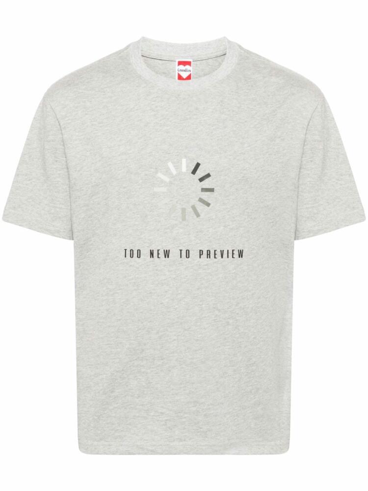 Ground Zero loading-print cotton T-shirt - Grey Cover