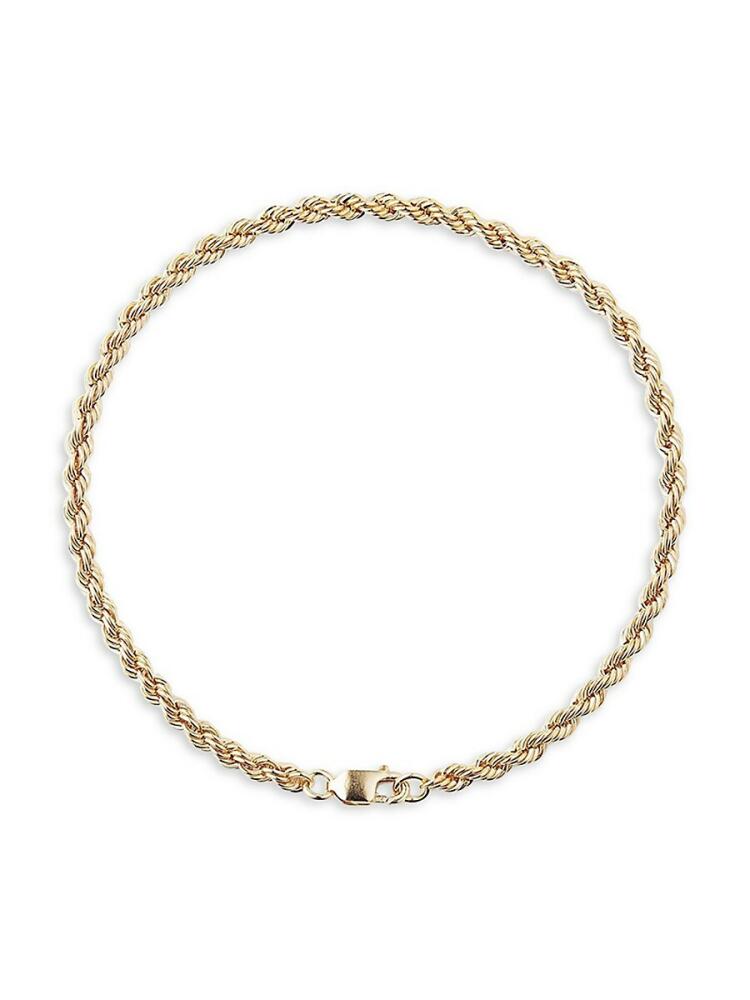 Luv AJ Women's 14K Goldplated Rope Chain Bracelet Cover