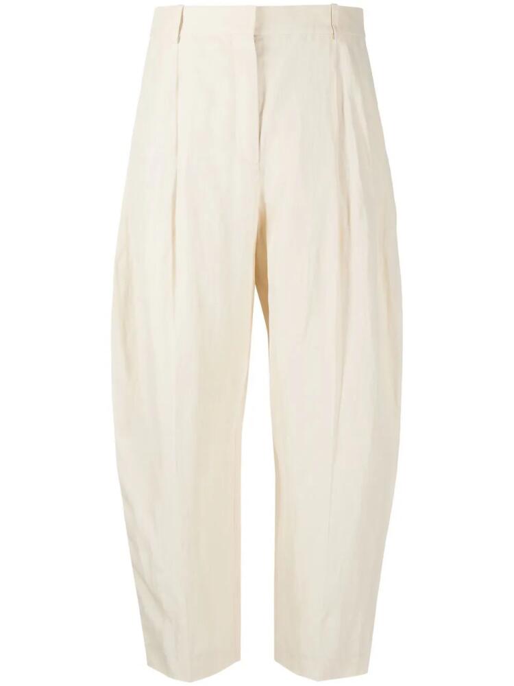 Stella McCartney cropped tailored trousers - Neutrals Cover