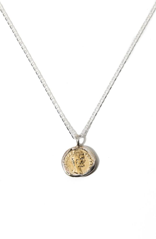 Child of Wild Caeser Coin Pendant Necklace in Silver Cover