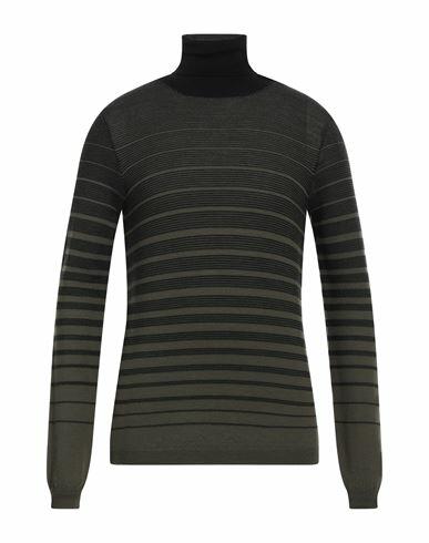 Lucques Man Turtleneck Dark green Wool Cover