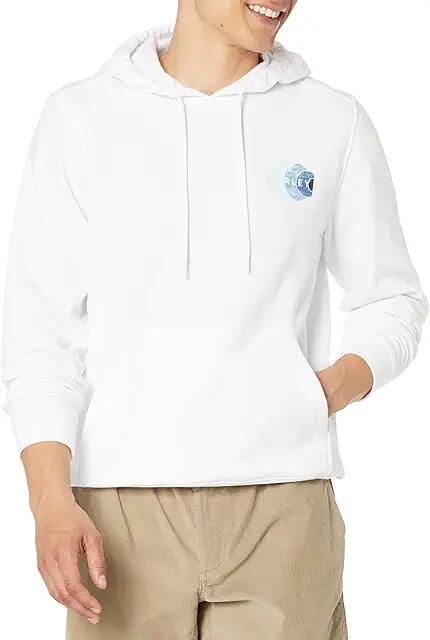 Hurley Seaside Fleece Pullover Hoodie (White) Men's Clothing Cover