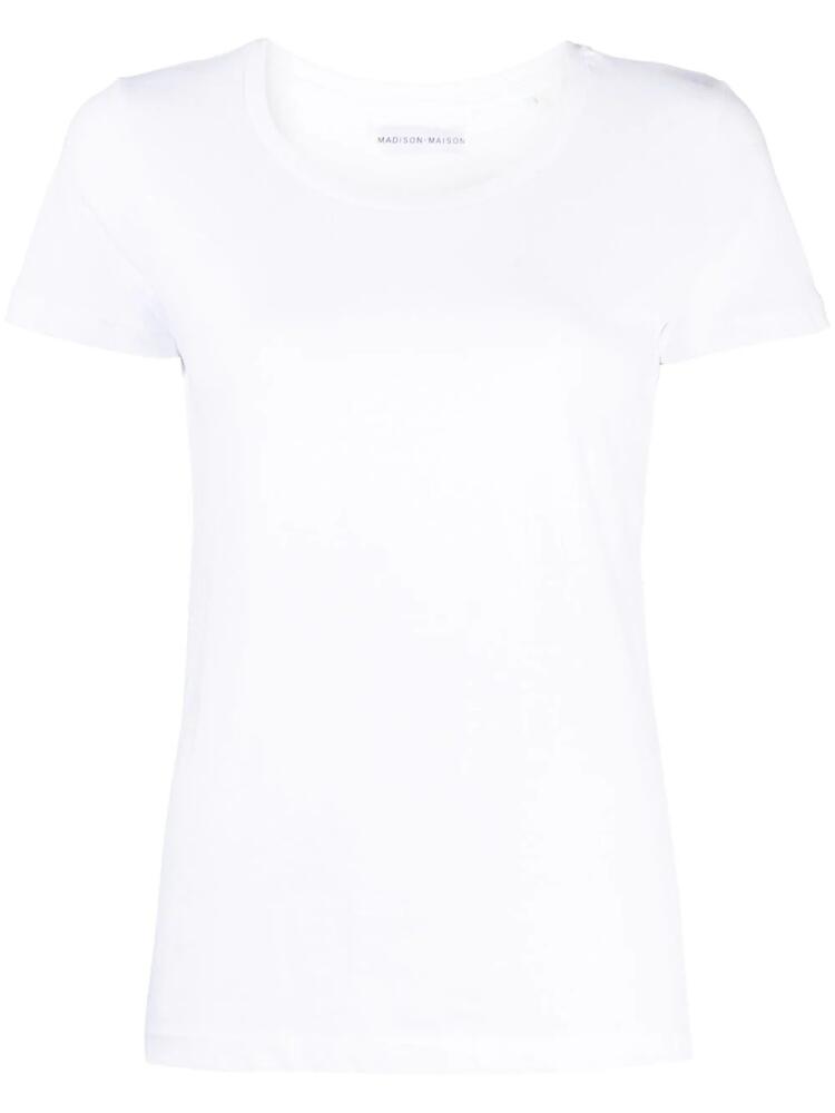 Madison.Maison short-sleeved cotton-jersey T-shirt - White Cover