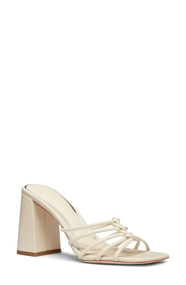 PAIGE Becca Block Heel Sandal in Bone Cover