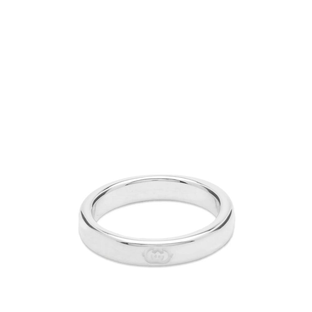 Gucci Women's Tag Ring 4mm in Silver Cover