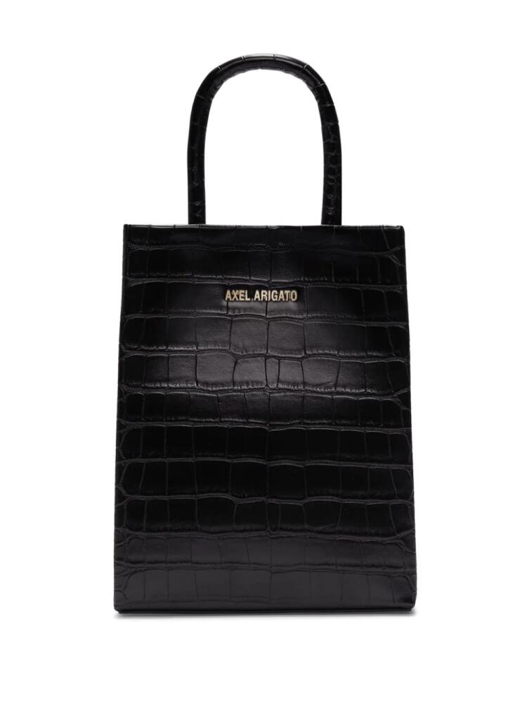 Axel Arigato crocodile-effect mini bag - Black Cover