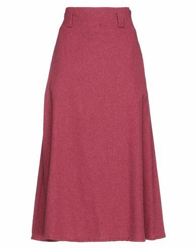 Niū Woman Maxi skirt Garnet Wool, Acrylic, Polyester, Polyamide, Elastane Cover