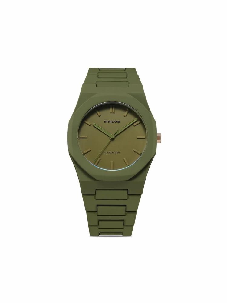 D1 Milano Polycarbon Military Green 40.5mm Cover