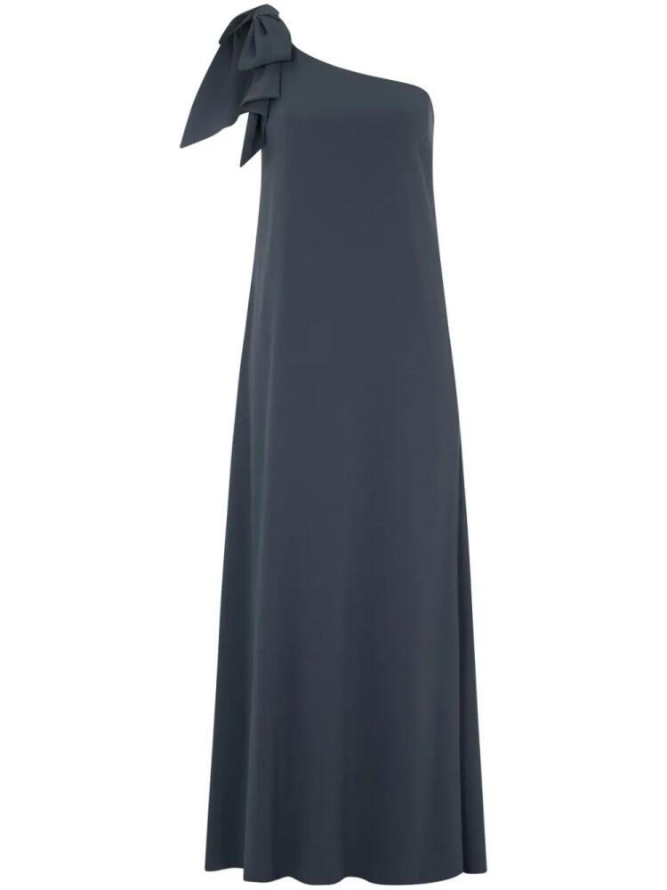 JANE Topaz one-shoulder maxi dress - Grey Cover