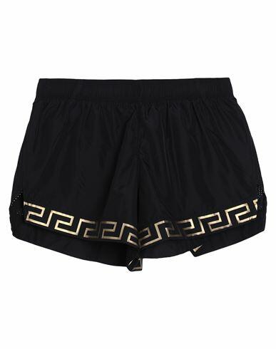 Versace Man Swim trunks Black Polyester Cover