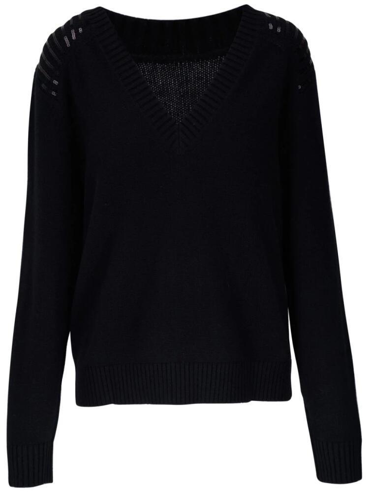 Dorothee Schumacher V-neck wool-cashmere blend jumper - Black Cover