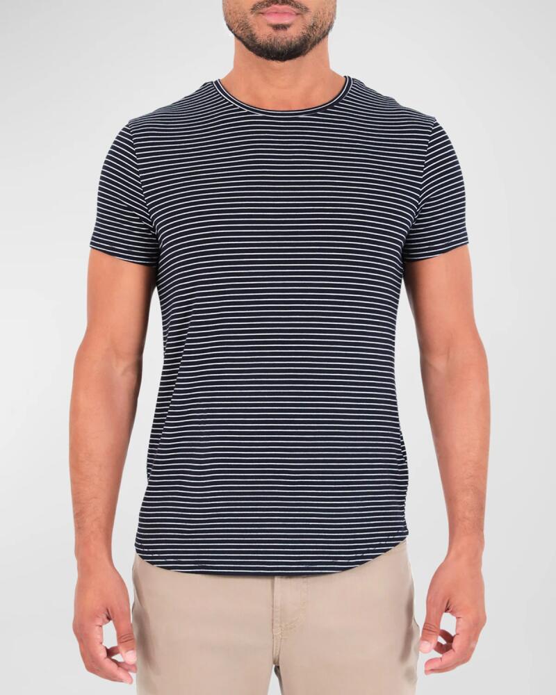 monfrere Men's Dann Striped Slim T-Shirt Cover