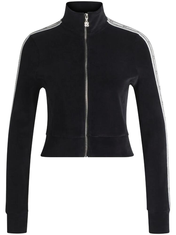 HUGO zip-up velvet cardigan - Black Cover