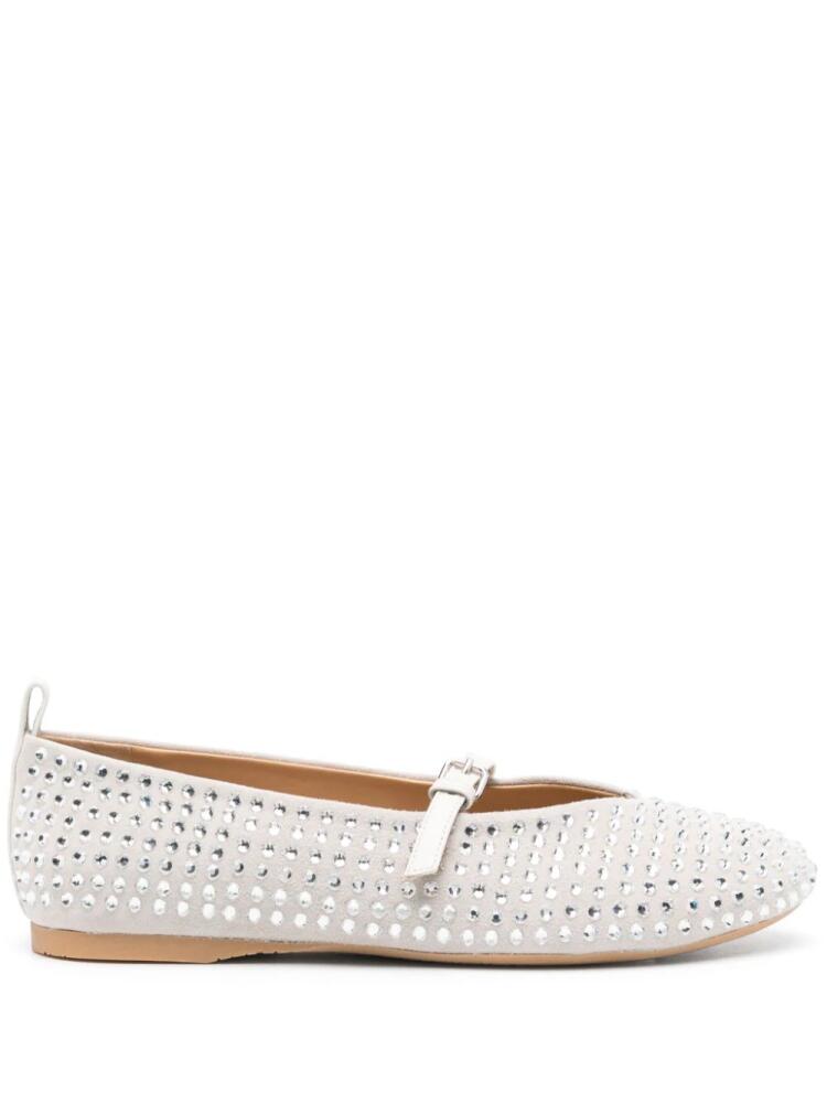 JW Anderson crystal-embellished ballet flats - Grey Cover