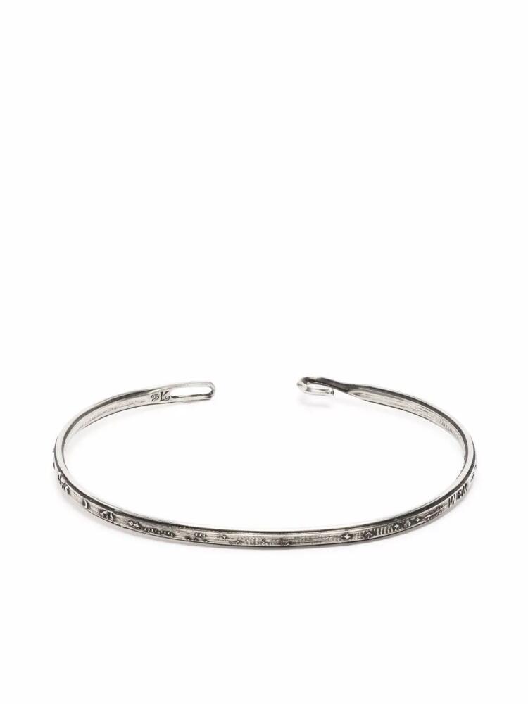 WERKSTATT:MÜNCHEN indented open cuff - Silver Cover