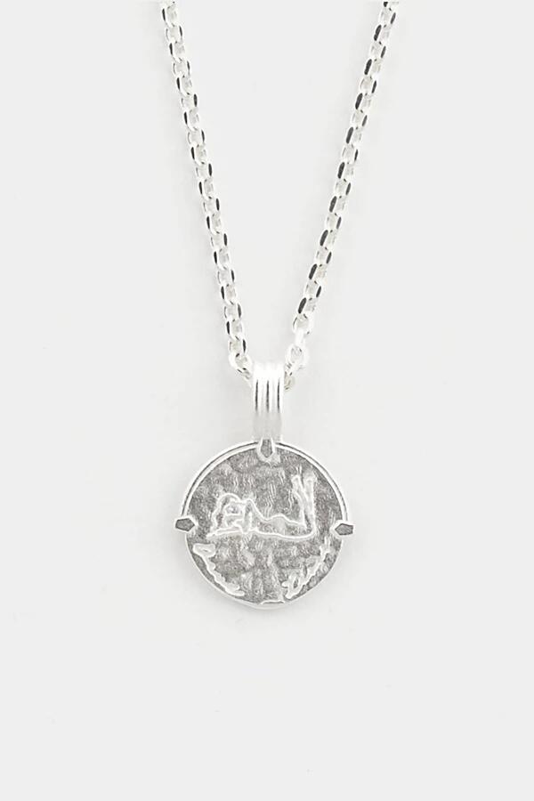 Deux Lions Jewelry Sterling Silver Zodiac Necklace in Scorpio Cover