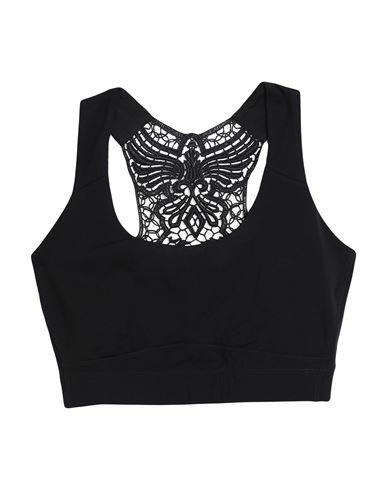 Sàpopa Woman Top Black Nylon, Elastane, Polyester Cover