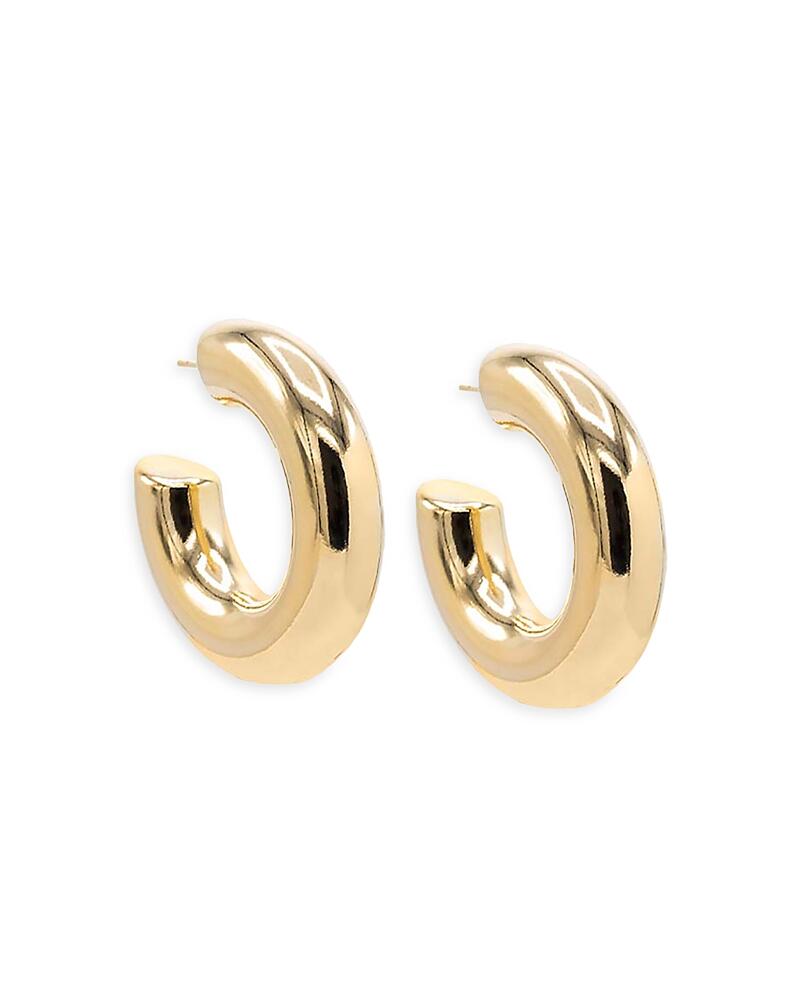 By Adina Eden Chunky Bubble Hoop Earrings in Gold Filled Cover