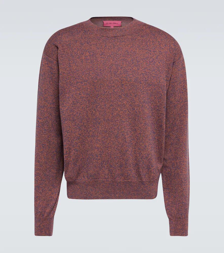 The Elder Statesman Mélange cotton and cashmere sweater Cover