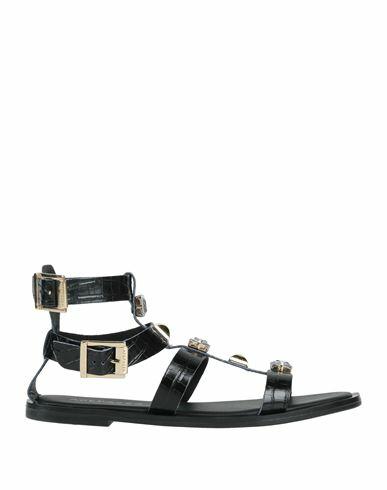 Apepazza Woman Sandals Black Soft Leather Cover