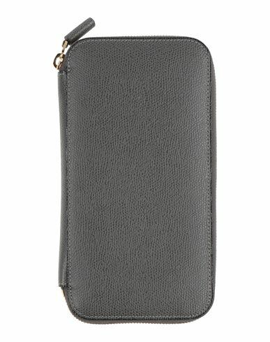 Valextra Woman Wallet Grey Soft Leather Cover