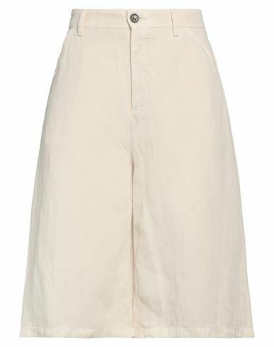 Berwich Woman Shorts & Bermuda Shorts Beige Lyocell, Linen Cover