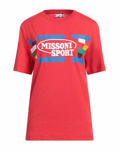 Missoni Woman T-shirt Red Cotton Cover