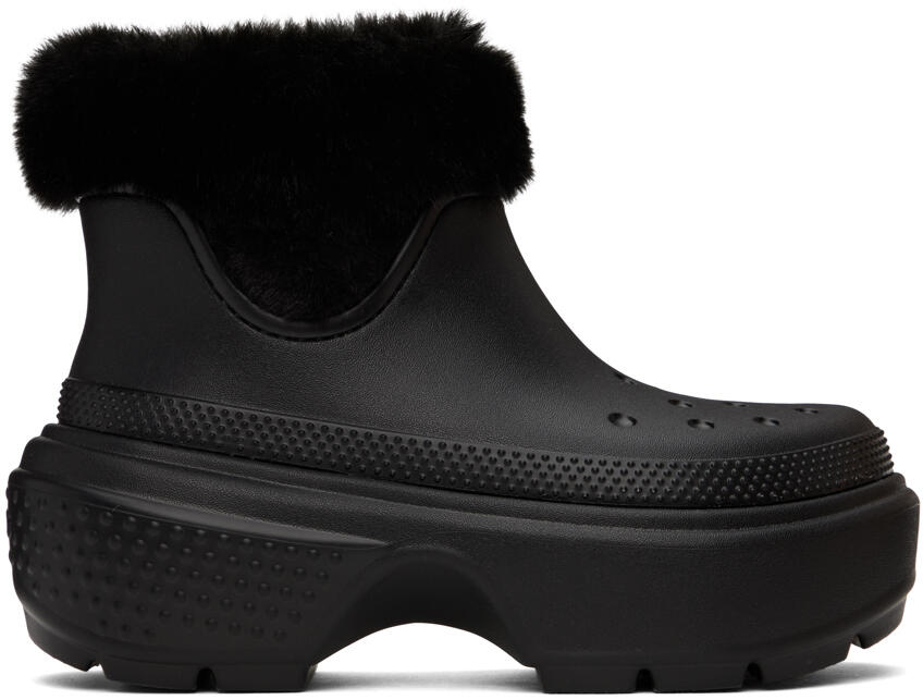 Crocs Black Stomp Boots Cover