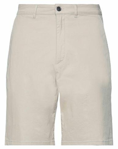 Department 5 Man Shorts & Bermuda Shorts Beige Cotton, Elastane Cover