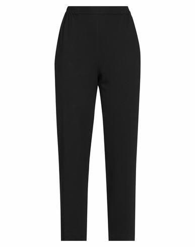 Gentryportofino Woman Pants Black Viscose, Virgin Wool, Elastane Cover