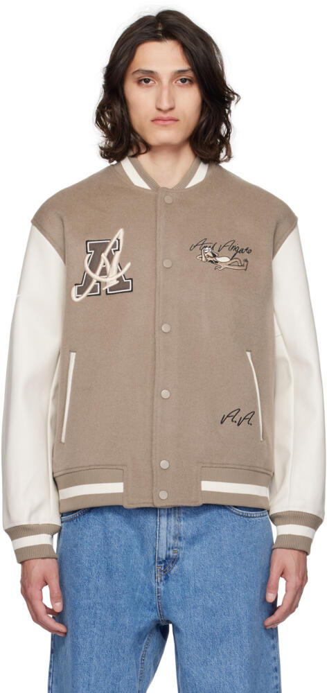 Axel Arigato Brown & Beige Wes Bomber Jacket Cover