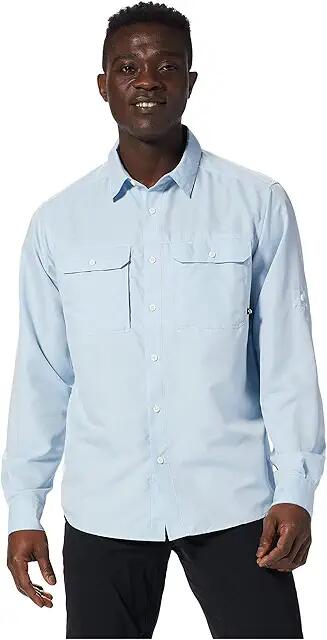 Mountain Hardwear Big Tall Canyon Long Sleeve Shirt (Blue Chambray) Men's Clothing Cover