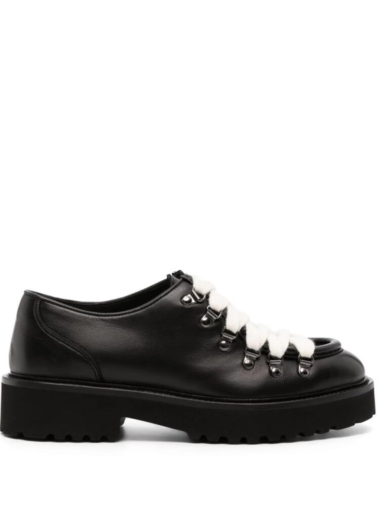 Doucal's leather lace-up shoes - Black Cover