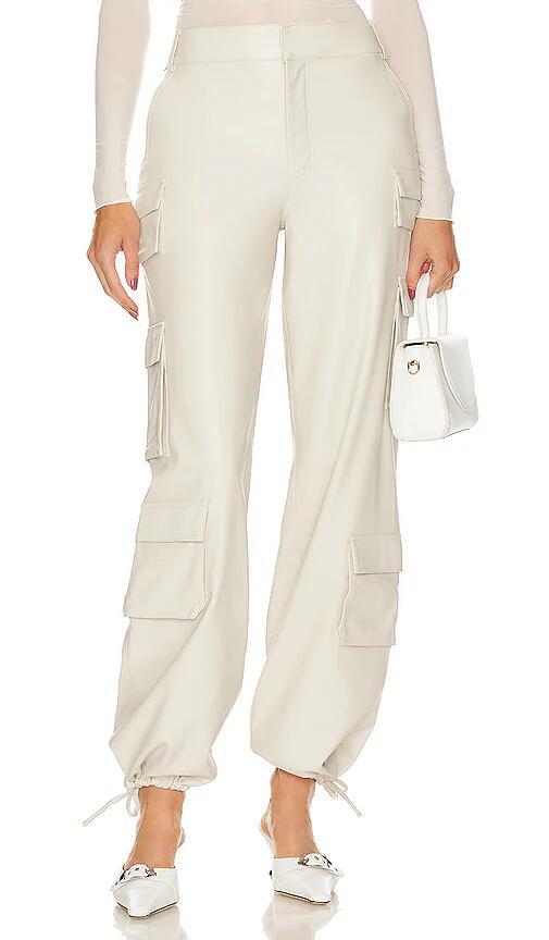 LAMARQUE Bobbi Cargo Pants in Ivory Cover